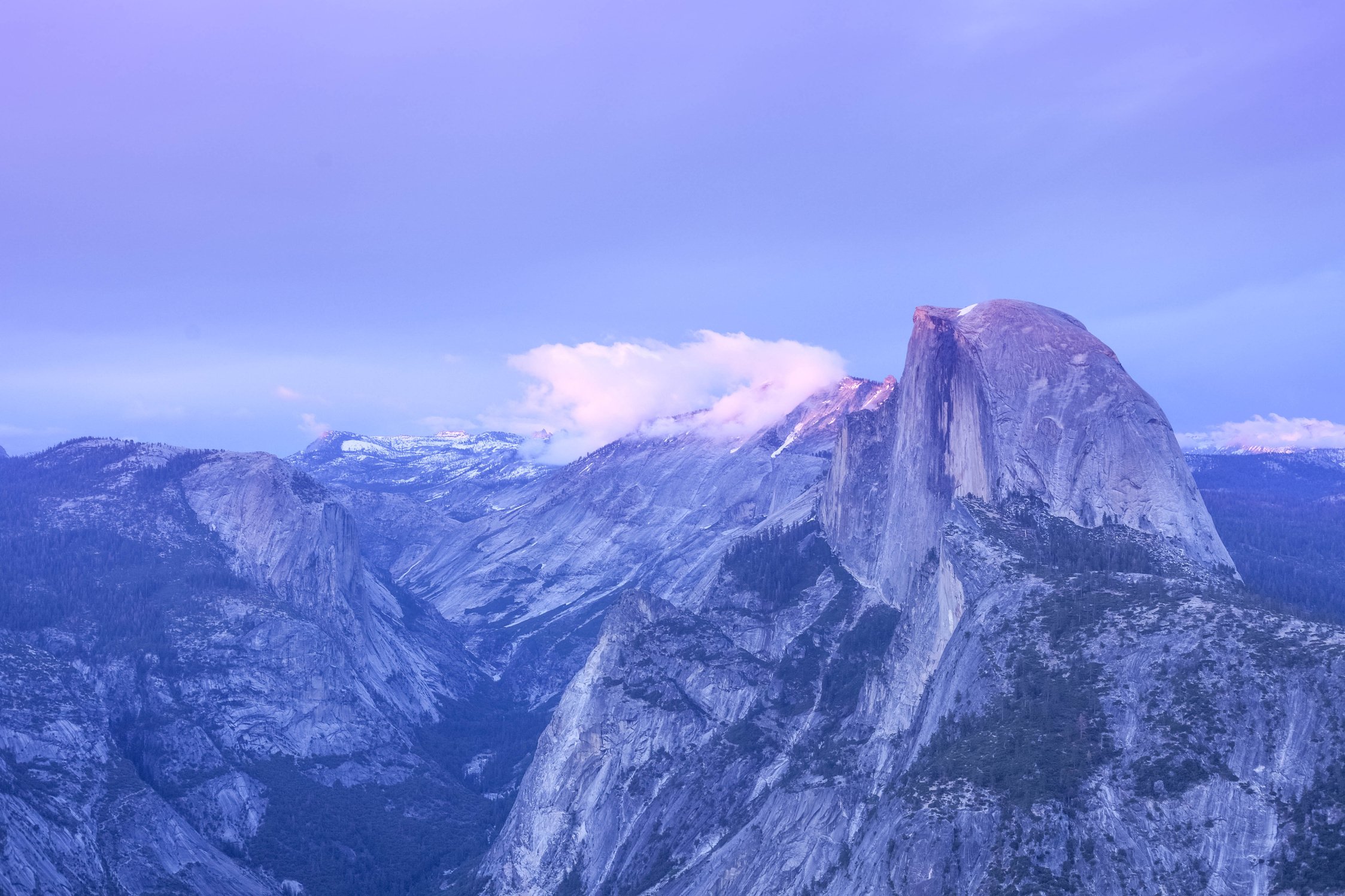 Mountains Under Cloudy Sky